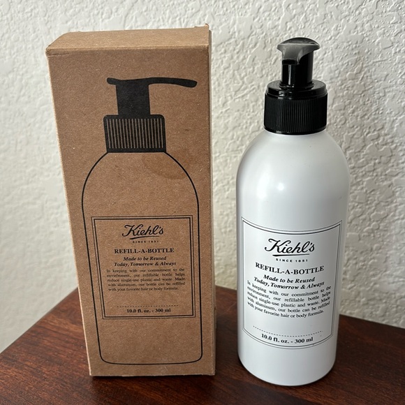 Kiehl's Other - Kiehl’s Refill-a-bottle - NIB 10 oz aluminum refillable bottle